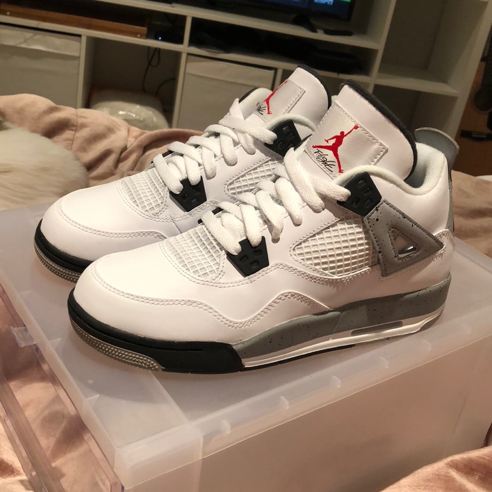 DS Air Jordan 4 white cement 2016